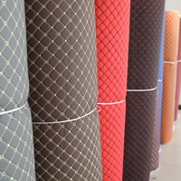 Tapis matelassé en cuir, éponge de couture en mousse pour tapis de voiture, matière première, étanche avec dessins personnalisés, largeur 1.8M, 10 pièces