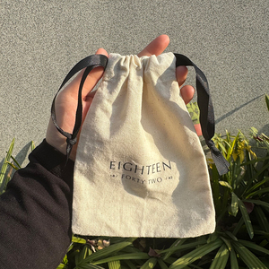 Sac à cordon en coton biologique avec logo personnalisé, certifié GOTS, recyclable, pour cadeaux - Product Image 2