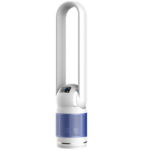 Ventilateur sans pales Dyson Air Multiplier bleu et blanc avec télécommande, oscillant, intelligent, avec 2 minuteries de 8 heures, alimentation CC - Product Image 1