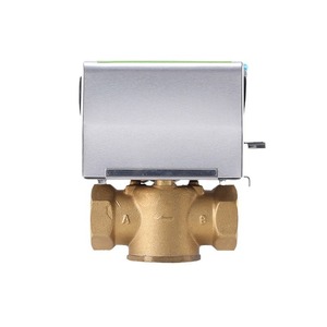 Válvula Eléctrica Bidireccional de Latón DN20, Tipo On/Off, 6 Puntos, Normalmente Cerrada, para Sistemas HVAC y Unidades Fan Coil - Product Image 3