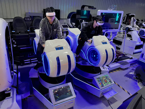 Simulador de Motocicleta 9D VR de Dreamland Source Factory, Equipo de Juego de Conducción de <span class=keywords><strong>Realidad</strong></span> <span class=keywords><strong>Virtual</strong></span> Inmersiva para Centros de Juego y Aeropuertos - Product Image 4