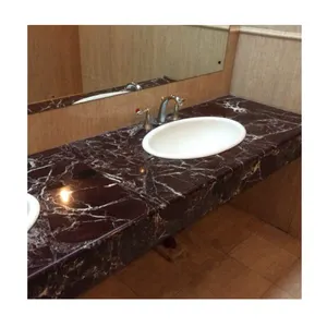 Rosso Levanto Cherry Red Marble Slab Countertop Polished Surface Finishing Big Slab from Elazig