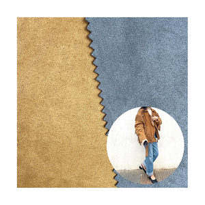 Tela de gamuza de microfibra de alta calidad T400 de fábrica para prendas de abrigo tapicería impermeable patrón grueso diseño Suede <span class=keywords><strong>Headliner</strong></span> - Product Image 3