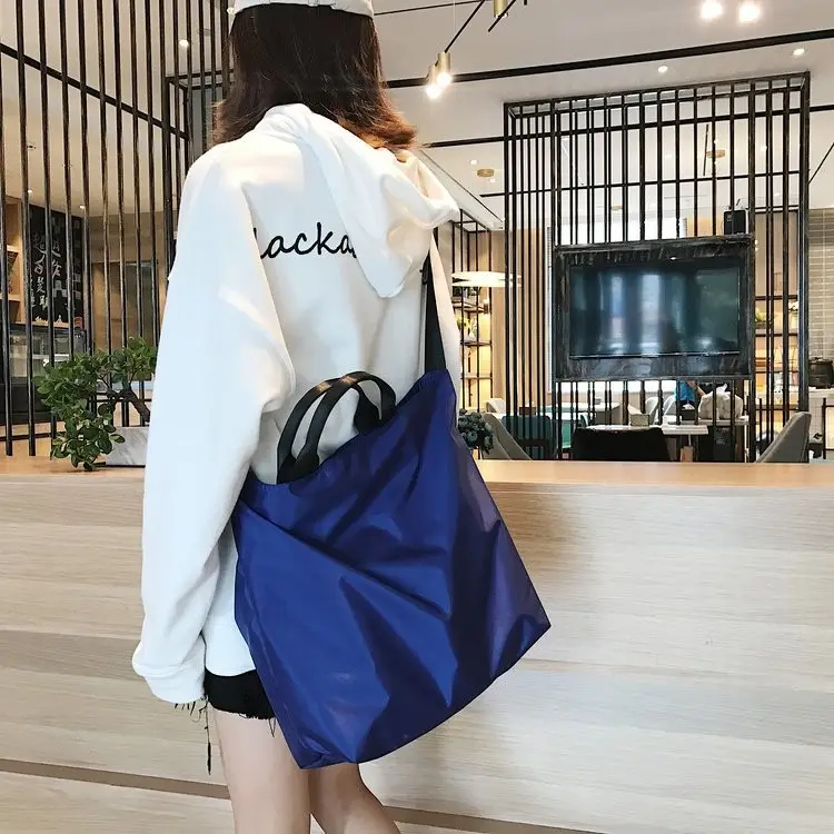 Fashionable Canvas Crossbody Handbag Single Strap Shoulder Sling Bag Men Women featuring Embroidery Print Letter Shopping