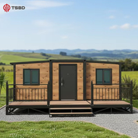 Maison modulaire à assemblage rapide en 30 minutes, villa préfabriquée modulaire avec conception 3D gratuite, kit de maison conteneur moderne et durable