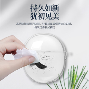 Étui souple transparent en TPU pour écouteurs Oppo Enco Play, avec finition givrée anti-perte - Product Image 5