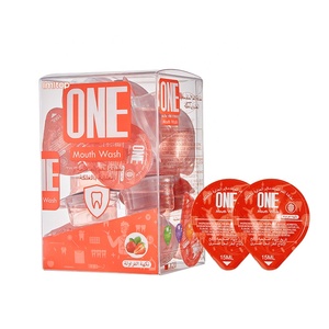 Lmltop nhà máy bán buôn đa hương vị bạc hà màu xanh lá cây trà bằng miệng freshment làm sạch răng xách tay Jelly cup Travel-Size Nước súc miệng - Product Image 6