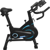 Vélo d'appartement magnétique pour usage domestique, volant d'inertie de 6 kg, transmission par courroie, capacité de 150 kg, vélo d'exercice personnalisable