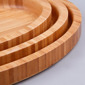 Plateau de service ovale en bambou, motif bois, multifonctionnel, pour fruits, pain, dîner, usage résidentiel - Product Image 4