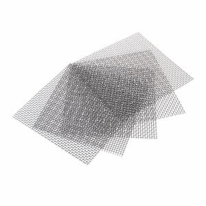 Filet en acier inoxydable à <span class=keywords><strong>maille</strong></span> plate soudée par ultrasons avec bord thermosoudé sans effilochure, services de découpe et de pliage inclus - Product Image 2