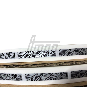 Zebra Stripe 6x35mm PET Anti-Counterfeit <b>Scratch</b> Off Labels Oblong 17000 Pieces Per Plate Commercial Promotion - Product Image 3