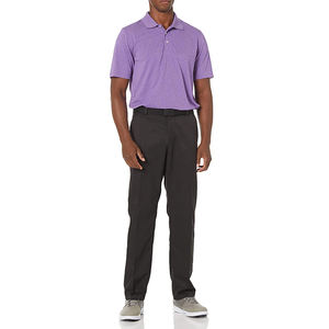 Chemises de golf personnalisées pour hommes, tissu tricoté extensible en spandex/polyester, service ODM - Product Image 5