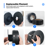 Filament PLA Pro haute vitesse Inslogic 1,75 mm, impression haute vitesse 600 mm/s, sans bavures, filament pour imprimante 3D