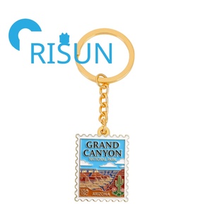 Porte-clés en émail personnalisé en gros, souvenir de voyage du Grand Canyon du Nevada, États-Unis, porte-clés souvenir du parc national - Product Image 2