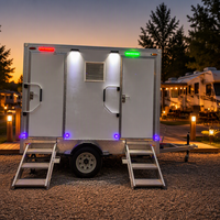 WC mobile portable sur remorque – Durable, installation facile, garantie 1 an