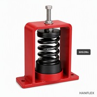 Isolateur de suspension à ressort en acier galvanisé à double déplacement, flexible, en 60Si2Mn, résistant à la corrosion structurelle, pour usage hospitalier et en salle de sport