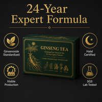 Thé aux cinq trésors Ginseng Maca, emballage cadeau de luxe, 30 sachets de thé pyramidaux, baies de goji, mûres, dattes rouges, origine Montagne de Changbai