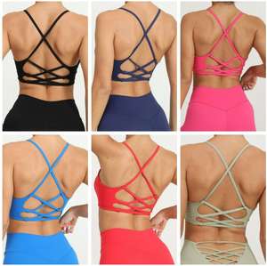 مخصص سروال ضيق عالي الخصر رفع حمالة الصدر الرياضية سستة سترة اليوغا ملابس رياضية شعبية للنساء اللياقة البدنية 3 قطع مجموعة اليوغا صالة الألعاب الرياضية - Product Image 4