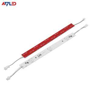 Bande LED rétroéclairée 3030 DC24V 3 LED avec lentille 3.2W 120LM/W 6500K, barre lumineuse LED simple rangée pour caissons lumineux - Product Image 2