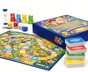 วัสดุเป็นมิตรกับสิ่งแวดล้อม รับผลิตบอร์ดเกมตามสั่ง พร้อมโลโก้ การ์ดเกม ของเล่นบนโต๊ะ พกพาสะดวก ทนทาน ความบันเทิงสำหรับครอบครัว ของแท้ - Product Image 2