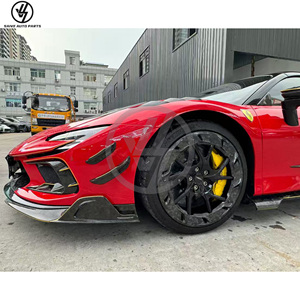 คาร์บอนไฟเบอร์แห้ง MSY สำหรับ SF90 Spider 2019-2022 ลายทวิลแบบมันเงา บรรจุในถุงสุญญากาศ ติดตั้งแบบขันสกรู ใช้ได้กับรุ่นอื่นๆได้ ฝากระโปรงหน้าและกันชน - Product Image 5