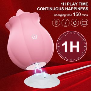 <span class=keywords><strong>Sex</strong></span> <span class=keywords><strong>Toy</strong></span> Rose Vibratortepels Penis Anale Stimulator Likken Apparaat Voor Man En Vrouw (Roze) - Product Image 2