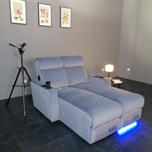 Canapé de salon fonctionnel au design italien, canapé 3 places, meubles d'intérieur, design moderne, canapé en cuir - Product Image 5