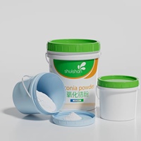 Seau en plastique PP de qualité alimentaire, directement de l'usine, avec couvercle à vis facile à ouvrir et poignée, seau de 1 L pour emballer des collations, des biscuits, de la farine, des fruits