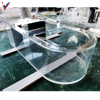 Vente flash : aquarium en acrylique transparent de haute qualité, formes personnalisées, respectueux de l'environnement, fabriqué par Leyu Factory, avec garantie de 10 ans, 1000L