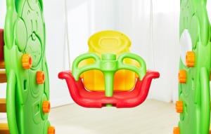 Hot bán Dễ dàng cài đặt trong nhà đôi Toddler nhựa <span class=keywords><strong>Slide</strong></span> đu đa-màu sắc trẻ em của thiết bị sân chơi - Product Image 4