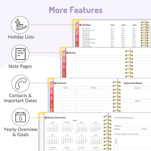 สมุดจดบันทึกสมุดรายวันสมุดจดบันทึกสมุดรายวันแบบปรับแต่ง A5พิมพ์ลายแบบเกลียว - Product Image 6