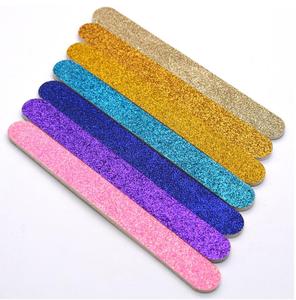 Pizarra de esmeril con forma de cebra y purpurina dorada, de alta calidad, con logotipo personalizado, limas pequeñas - Product Image 6