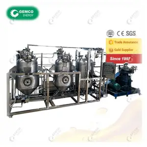 2024 New Type Laboratory Edible Mini Soybean Coconut Small Oil Refinery for Refining Crude Cooking,Palm,Sunflower Seed,Nuts