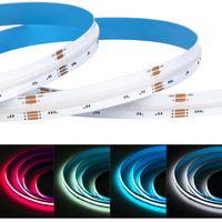 Bandes lumineuses LED COB RGBW RGBCCT, éclairage LED à haute densité, dimmable, flexible, ruban lumineux LED FCOB RGB CCT
