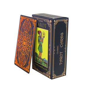 Cartes de tarot classiques Jin Li, 78 cartes avec significations au dos, pour les débutants, les jeux d'échecs et les divertissements par cartes. - Product Image 1