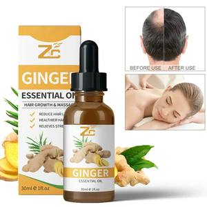 Aceite Esencial <span class=keywords><strong>de</strong></span> Jengibre 100% Puro y Natural, Destilado al Vapor, para Tratamiento del Cuero Cabelludo, Masajes, Cuidado <span class=keywords><strong>de</strong></span> la Piel, Grado Cosmético, Venta al Por Mayor - Product Image 4