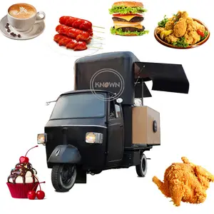 Carrello di vendita veloce Mobile della cucina del chiosco di Catering della prima colazione della ruota del camion dell'alimento dei tricicli elettrici Standard dell'europa di promozione