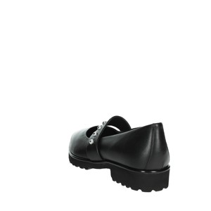 Scarpe basse in vera pelle nera da donna autunnali da donna con chiusura a punta antiscivolo traspirante - Product Image 2