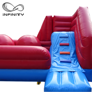 Nuevo llegado wipeout obstáculos inflables a pasos agigantados inflable wipeout rojo grande para la venta - Product Image 5