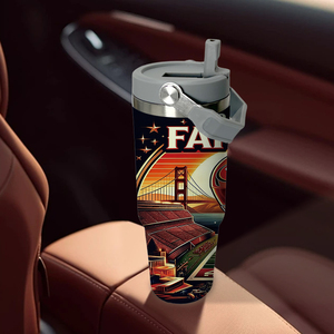 Bicchiere Termico da 30oz per il 80° Anniversario dei <span class=keywords><strong>San</strong></span> Francisco 49ers, Design Fedele al Team da 80 Anni, Disponibile negli USA - Product Image 6
