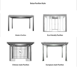 Pérgola <span class=keywords><strong>de</strong></span> Jardín <span class=keywords><strong>de</strong></span> Aleación <span class=keywords><strong>de</strong></span> <span class=keywords><strong>Aluminio</strong></span> con Toldo Impermeable y Acabado con Pintura Horneada <span class=keywords><strong>para</strong></span> Plantas Trepadoras, Pabellón <span class=keywords><strong>de</strong></span> Ocio <span class=keywords><strong>para</strong></span> Jardín - Product Image 3
