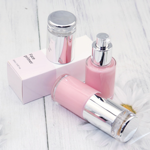 Base de Maquillage Naturelle Formule Améliorée, Crème de Teint et Illuminateurs <span class=keywords><strong>Visage</strong></span> avec Tube Doré Personnalisé, Étiquette Personnalisée Rapide - Product Image 3