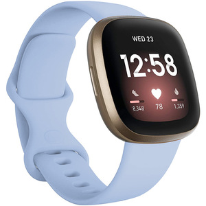 Correa de reloj para <span class=keywords><strong>Fitbit</strong></span> <span class=keywords><strong>Versa</strong></span> 4 <span class=keywords><strong>3</strong></span>/Sense, muñequera de silicona suave, pulsera deportiva, Correa para <span class=keywords><strong>Fitbit</strong></span> Versa3/Sense STRAP - Product Image 6