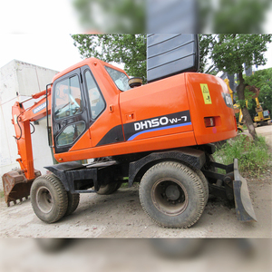 Excavadora de Ruedas Doosan Dh150w-7 con Cucharón de Excavación, Equipo de Construcción Usado - Product Image 3