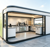 Kiosque mobile pliable, stand de vente préfabriqué pour les événements commerciaux de rue, boutique éphémère, garantie 1 an