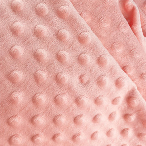 ผ้าโพลีเอสเตอร์100% ใหม่สีทึบลายจุดสำหรับทารกผ้าห่มแบบด้านเดียว - Product Image 4