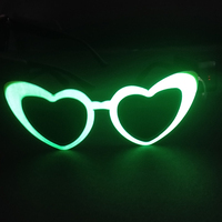 Vente chaude Cool LED Glowing KTV Lunettes Sans Fil Hip-Hop Cadre Lunettes pour les Parties & Graduation Prix Usine
