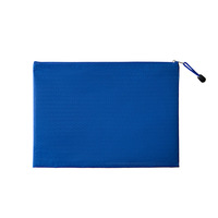 Porte-documents A4 étanche pour étudiants, sac de tutorat, pochette de rangement pour dossiers, sac à fermeture éclair à motif grain de football, logo imprimable