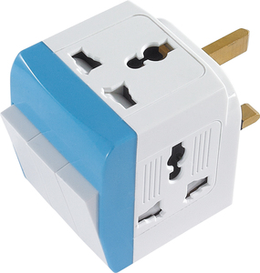 Adaptateur de prise universelle 3 voies certifié ECAS avec fiche britannique 13A 250V~ Adaptateur de voyage avec prise BS avec obturateur de sécurité et <span class=keywords><strong>ESMA</strong></span> - Product Image 3