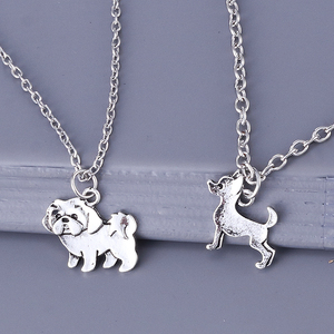 <span class=keywords><strong>Collier</strong></span> Pendentif <span class=keywords><strong>Chihuahua</strong></span> Mignon Style Antique en Alliage de Zinc Plaqué Argent Vieilli, <span class=keywords><strong>Collier</strong></span> Ras du Cou Bohème pour Femme et Homme, Bijou Anniversaire - Product Image 6